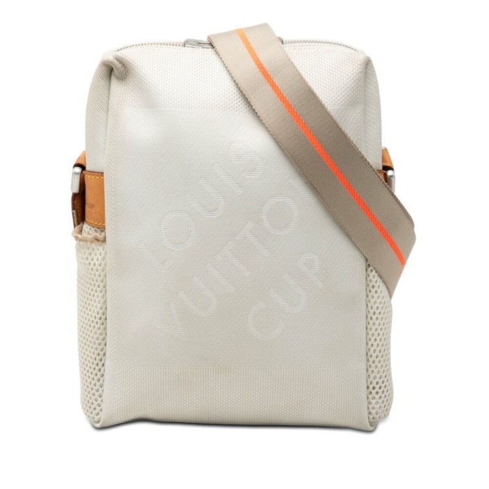 Louis Vuitton Damier Geant Weatherly LV Cup Shoulder Bag White